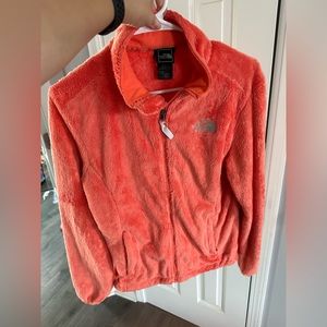 North Face Osito jacket, small, coral